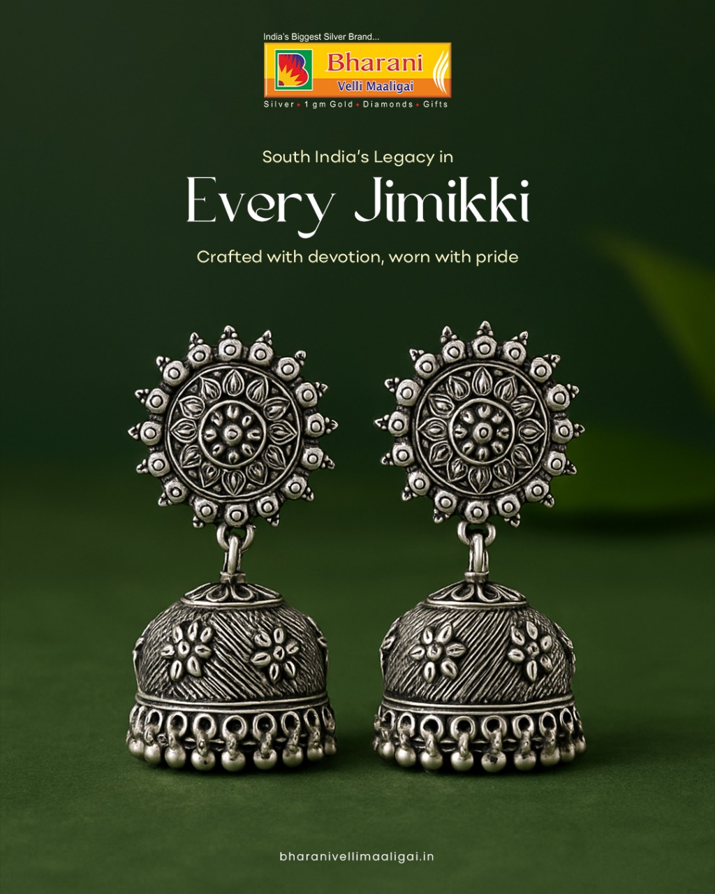 bharanivellimaaligai, silverrings, silverchaininerode, silverbracelets, silverjewelleryinerode